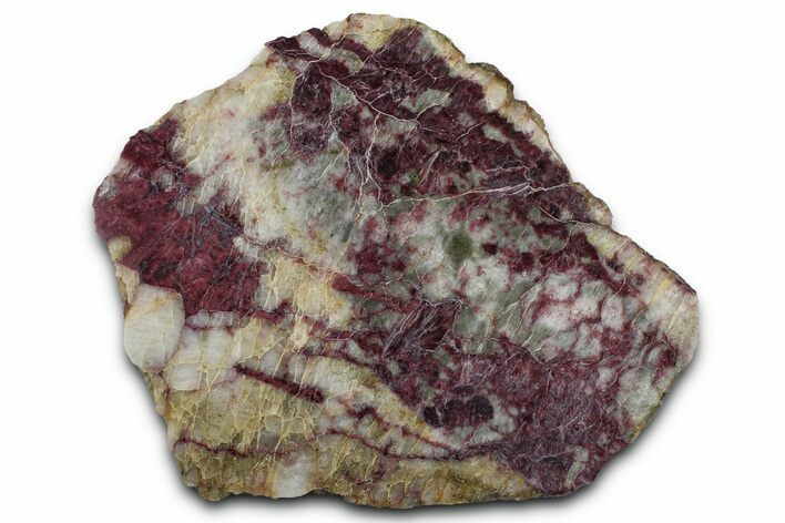Polished Pink Dumortierite with Quartz Slab - Nevada #371046